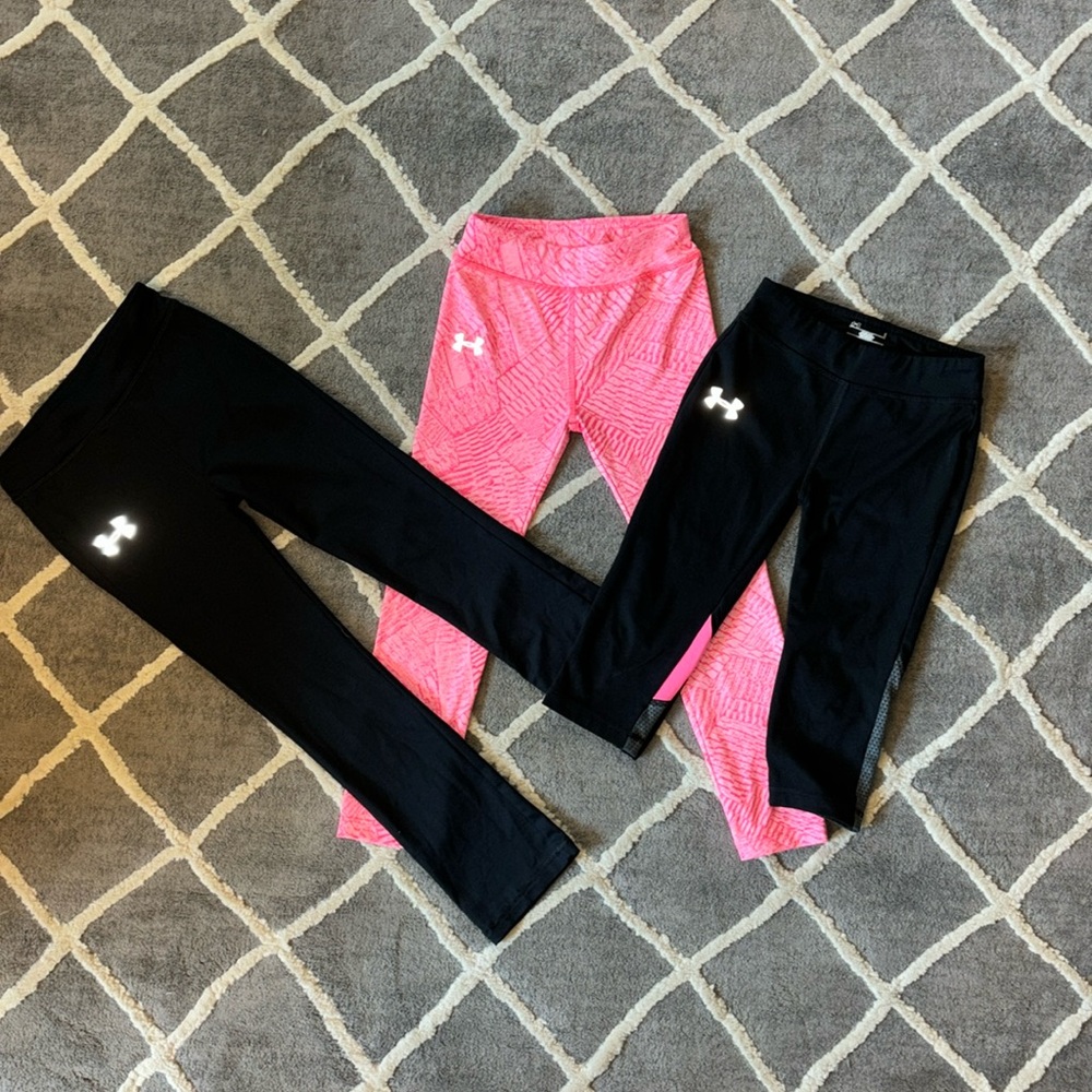 Girls Under Armour Pants Lot Size 6